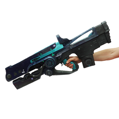 Hard Light auto rifle with LED’s